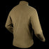 A person wearing a Condor Quarter Zip Pullover—a long-sleeve, light brown fleece and great EDC layer for the shooting range—is seen from the back.